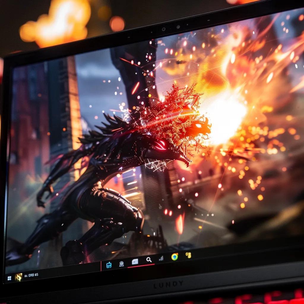 Close-up of Lenovo Legion Go S display showcasing vibrant colors and sharp details